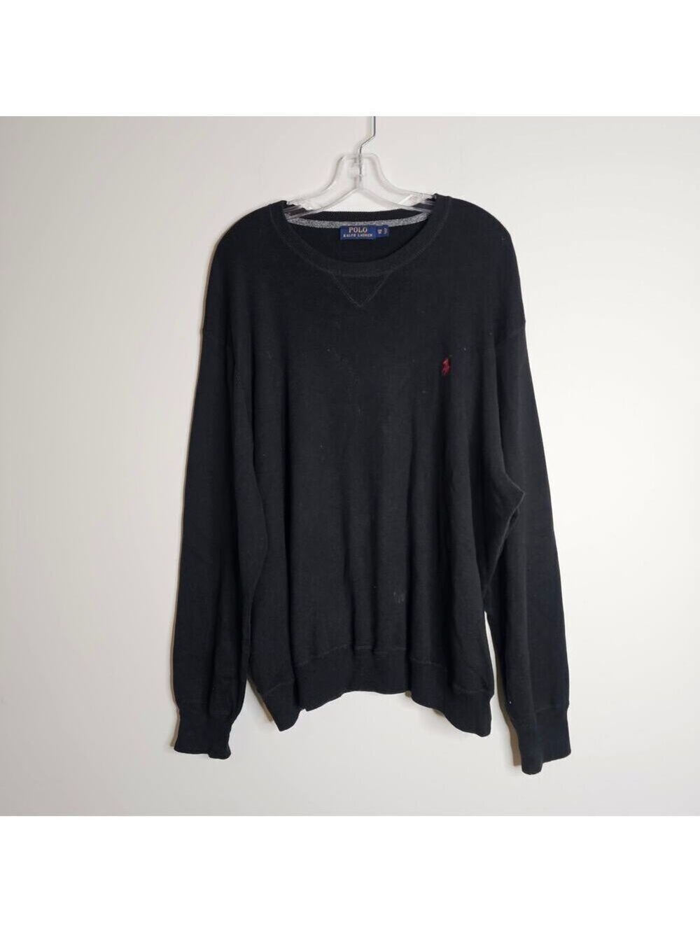 Polo Ralph Lauren Black Pullover Sweater Size 3XB